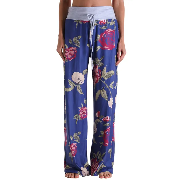 Lace up Casual Trousers European And American Cross border Loose Lace up Camouflage Printed Pants Women 5Style - Shop at LoveMi