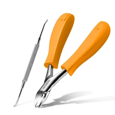 Single Thick Gray Toenail Artifact Orange Suit - Shop at LoveMi