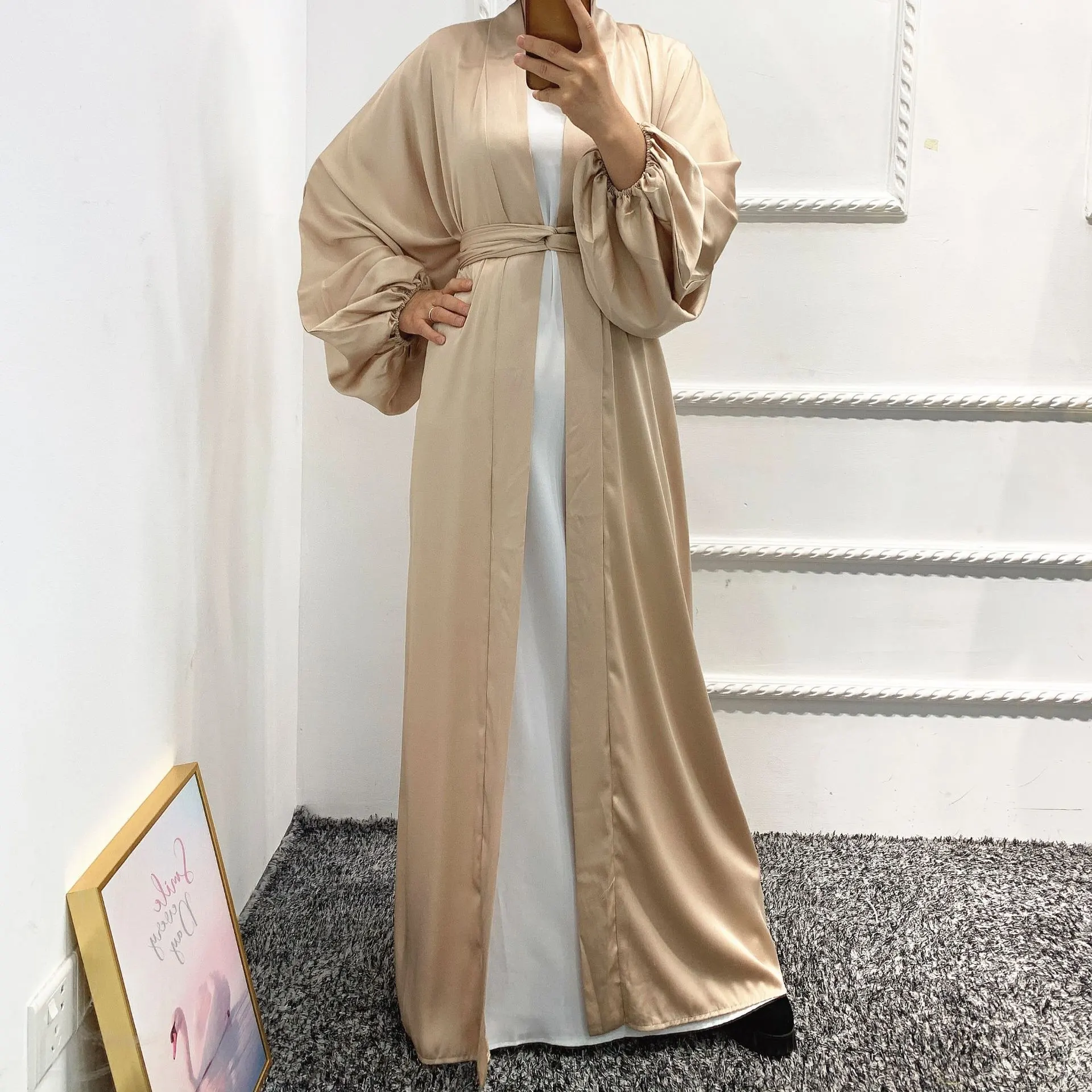 Summer Elegant Long Dress In Dubai - Beige