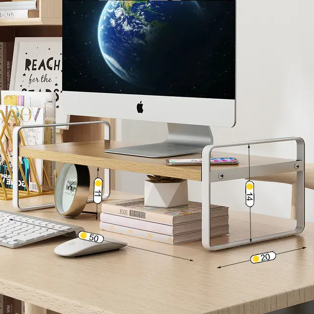 Monitor Raising Frame Base Bracket Raising Shelf 13Style - Shop at LoveMi