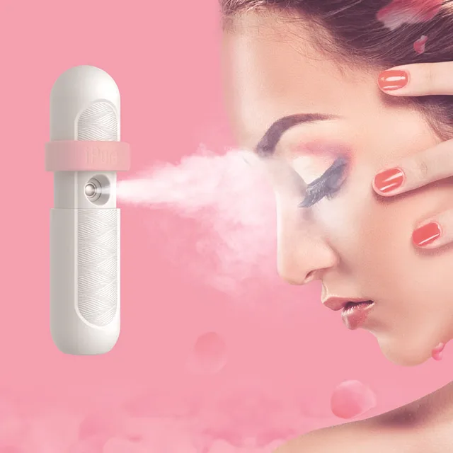Nano Water Replenishing Apparatus Humidifier Cold Spray Beauty Apparatus White - Shop at LoveMi