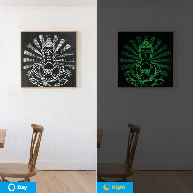 Fluorescent Diamond Living Room Bedroom Porch Decoration Painting - Shop at LoveMi