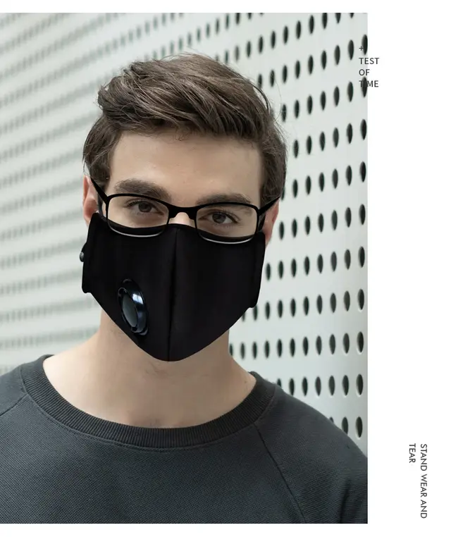 Anti fog, Dust proof Breathable And Washable Mask Black - Shop at LoveMi