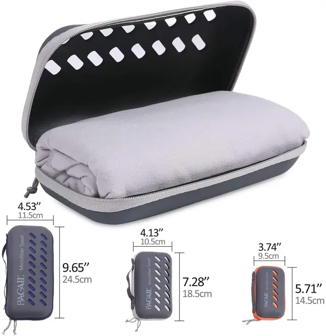 Nano Chaotic Pattern Quick drying Sports Towel Large Size Outdoor Fitness Light Grey - Shop at LoveMi