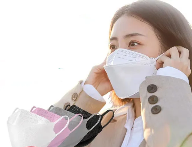 Fish shaped White Mask Stand alone Protective Single Gray - Shop at LoveMi