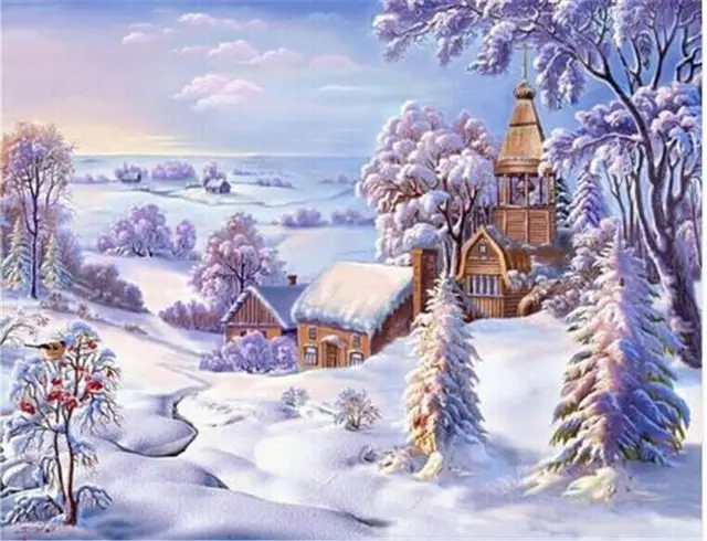 Cross stitch Embroidery Kit, Brand New 5d DIY Art Landscape - Shop at LoveMi