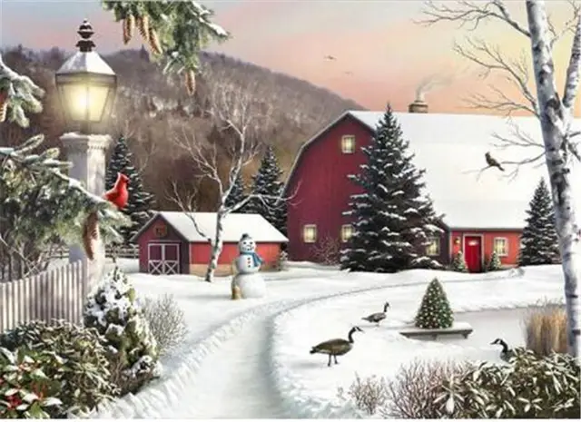 Cross stitch Embroidery Kit, Brand New 5d DIY Art Landscape F - Shop at LoveMi