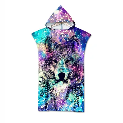 Bath Towel Beach Towel Cloak Geometric Print - Shop at LoveMi