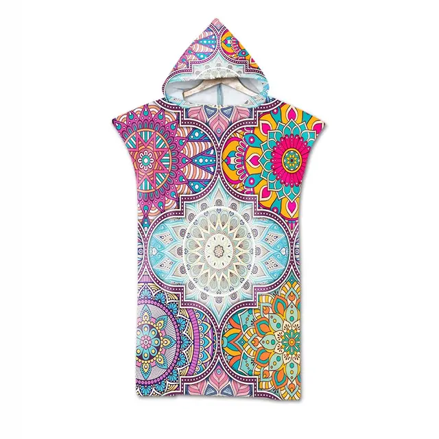 Bath Towel Beach Towel Cloak Geometric Print O - Shop at LoveMi
