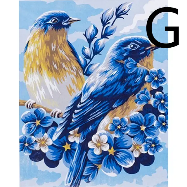 DIY Picture By Number Bird Kit For Home Decoration G - Shop at LoveMi