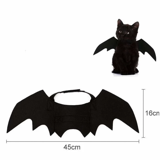 Halloween Felt Pet Decoration Bat Wings Black - Shop at LoveMi