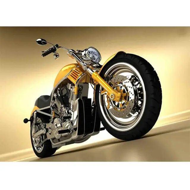 Motorcycle Diamond Painting Abstract Art Embroidery Decoration - Shop at LoveMi