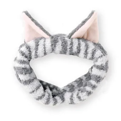 Face Wash Makeup Hair Band Set Cute Sell Germination Band Grey - Shop at LoveMi