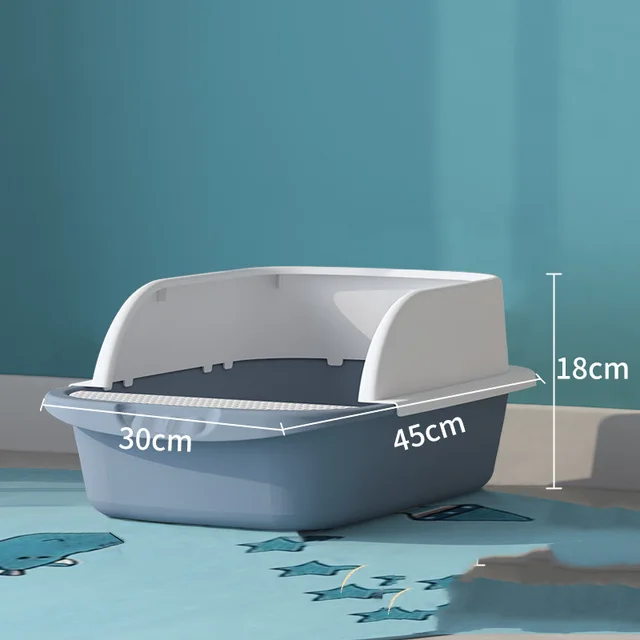 Super Large Cat Cage Villa Free Combination Household Cat Litter Box Blue - Shop at LoveMi