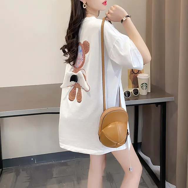 Night Market Women's Short sleeved T shirt With Wings White - Shop at LoveMi