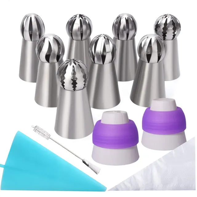 Decorating Mouth Set Russian Seamless Cream Squeezing Mouth Cake Tool 23Piece Set - Shop at LoveMi