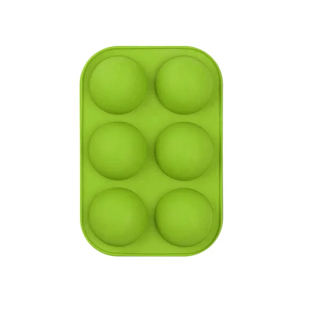 Baking Tools Small Semicircle Silicone Cake Mold Chocolate Mold Hemispheric Mousse Cake Mold Green - Shop at LoveMi
