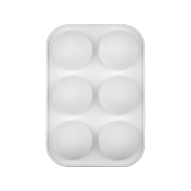 Baking Tools Small Semicircle Silicone Cake Mold Chocolate Mold Hemispheric Mousse Cake Mold White - Shop at LoveMi