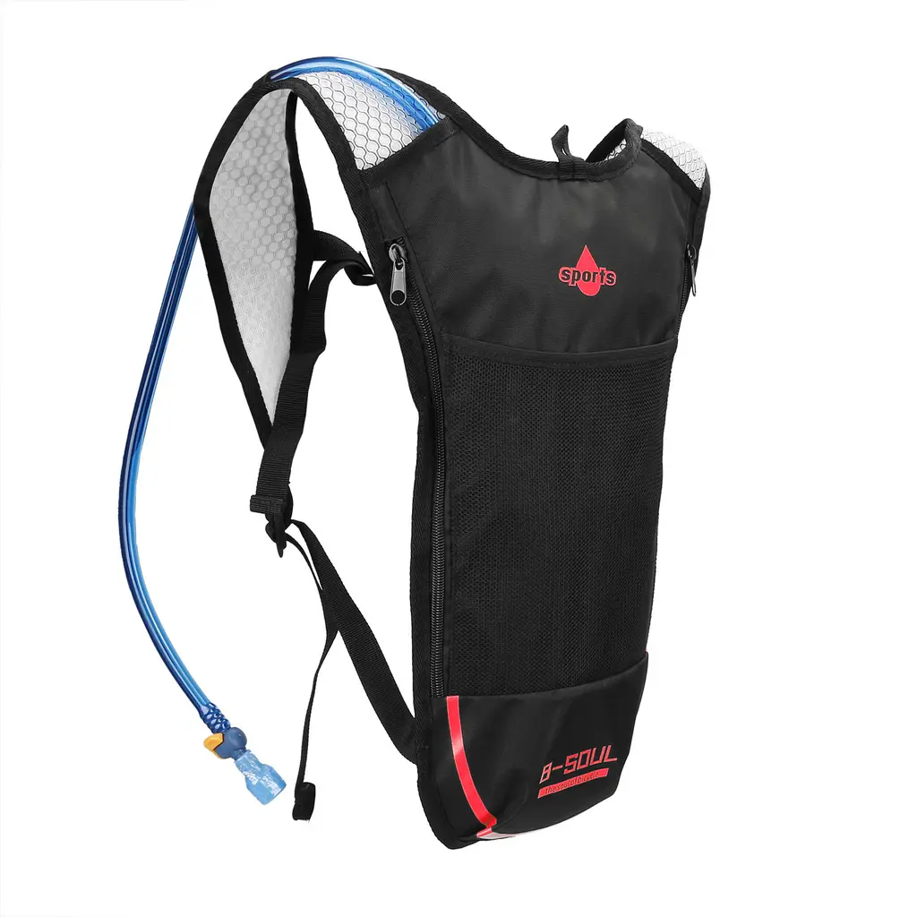 Cycling Water Bag Backpack Breathable Sports Bike - Red