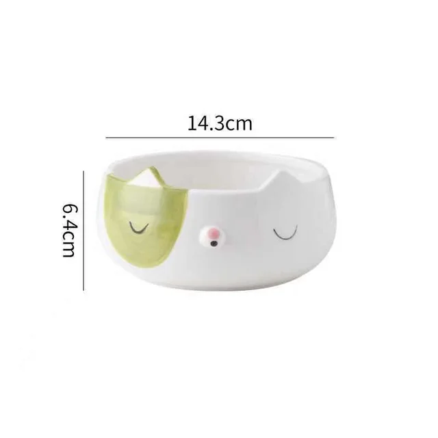 Household Cute Cartoon Ceramic Children's Bowl Cat - Shop at LoveMi