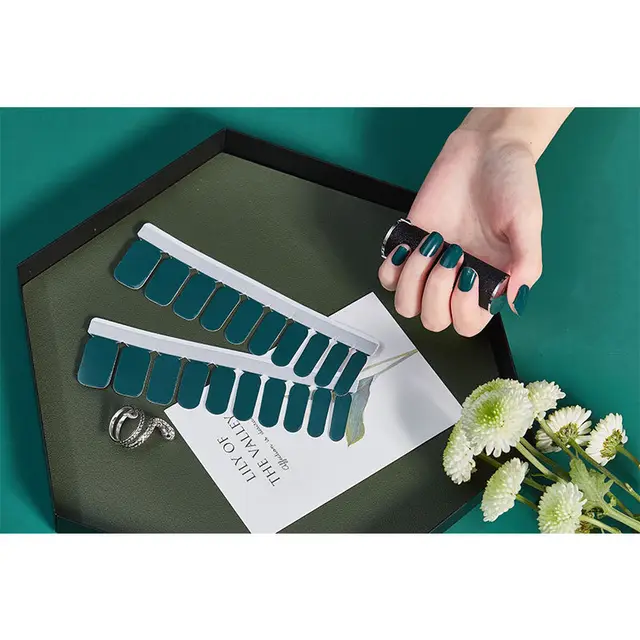 European And American Cross border Tearable Color Nail Stickers Fz01 - Shop at LoveMi