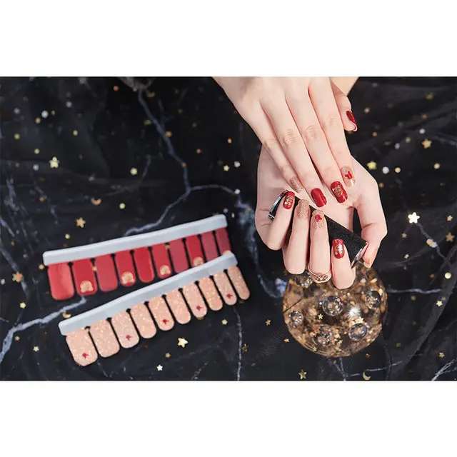 European And American Cross border Tearable Color Nail Stickers Fz30 - Shop at LoveMi