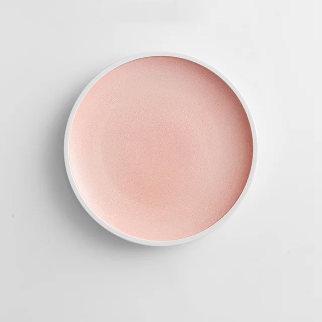 Nordic Color Western Food Dishes Restaurant Set Net Celebrity Steak Dessert Equipment Hotel Set Snow Pink - Shop at LoveMi