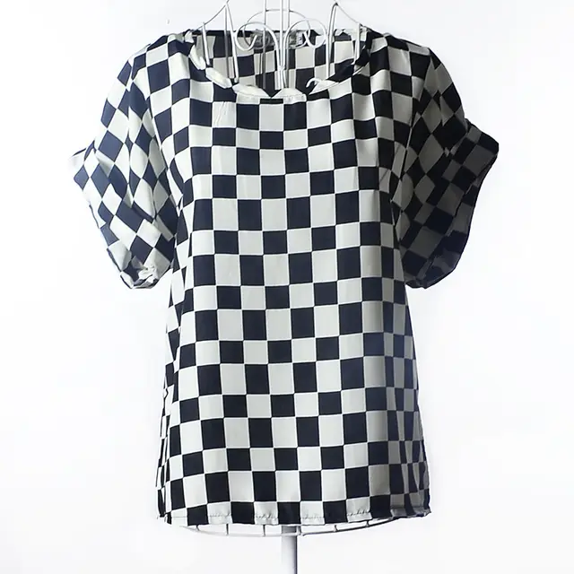 Women's Casual Short sleeved Loose Chiffon Summer T shirt Blouse Blouse 2 Style - Shop at LoveMi