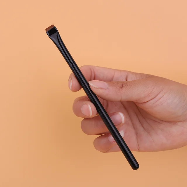 Yellow Wolf Tail Hair Blade Flat Eyeliner Brush - Shop at LoveMi