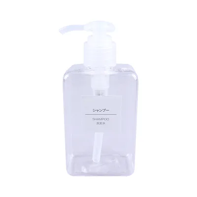 PETG Replacement Lotion Empty Bottle Press 100 450ML Cosmetic Shampoo Shower Gel Sub bottle Transparent - Shop at LoveMi