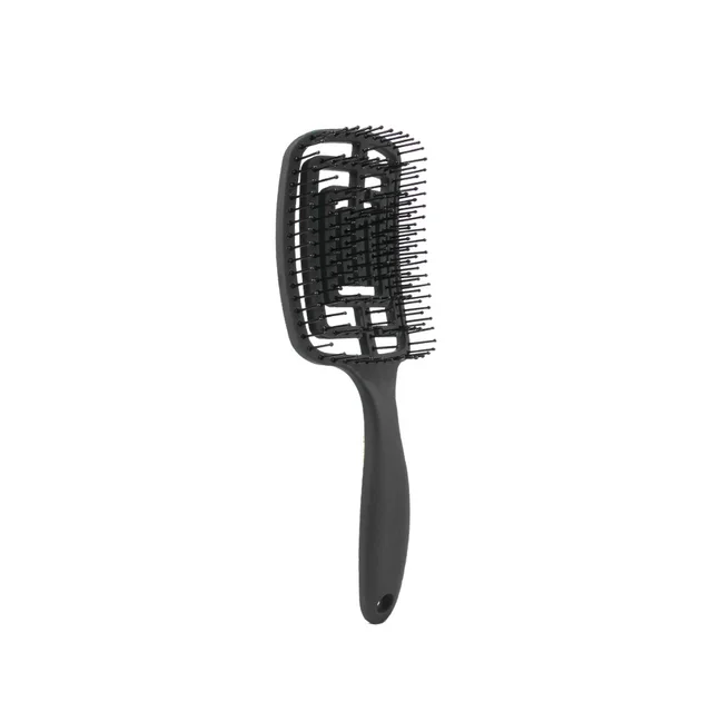 Elastic Massage Comb Fluffy Styling Comb Black - Shop at LoveMi