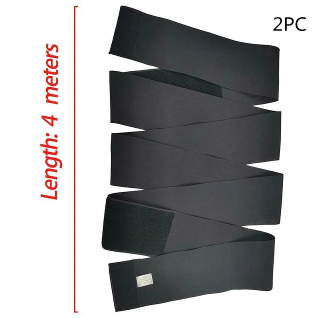 Snatch Me Up Bandage Wrap Waist Trainer Shaperwear Belt Women Slimming Tummy Belt Corset Top Stretch Bands Cincher Body Shaper 4Meters 2Pc - Shop at LoveMi