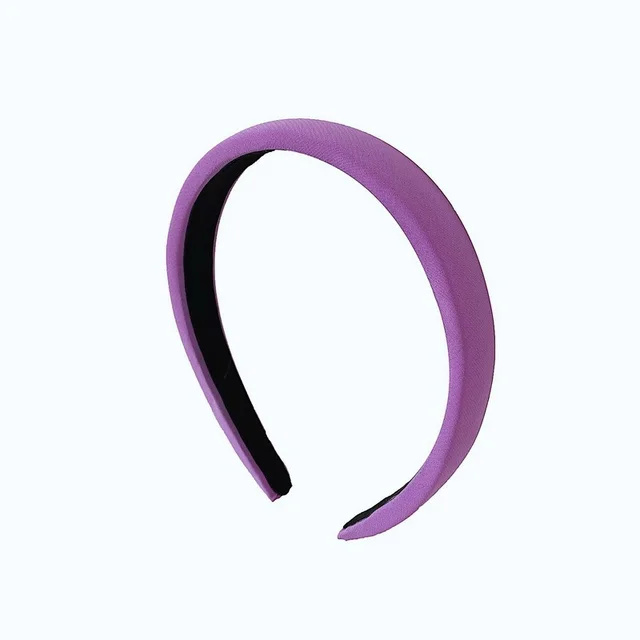 Pure Color Hair Bundle Sponge Hair Band Fairy Hair Accessories 3Violet - Shop at LoveMi