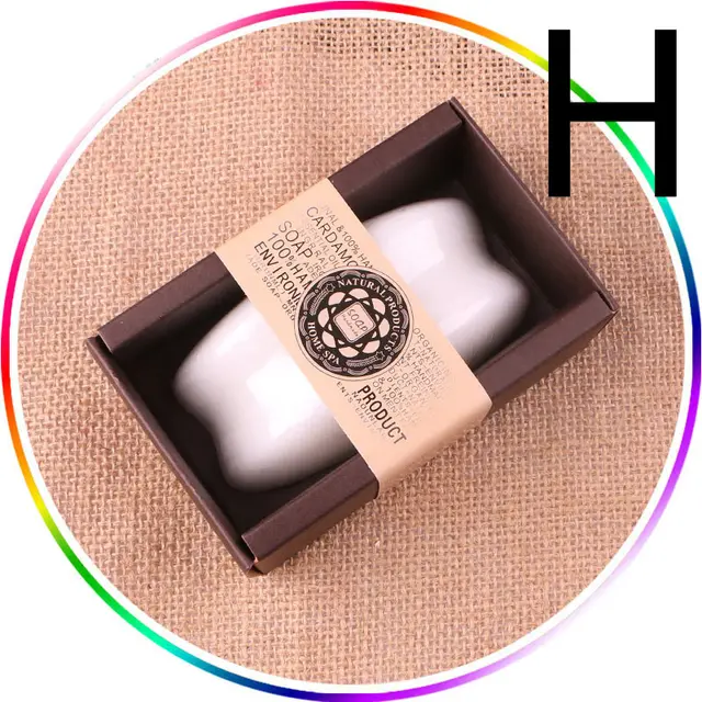 Essential Oil Soap Bamboo Charcoal Goat Milk Handmade Soap Plant Ingredients H - Shop at LoveMi