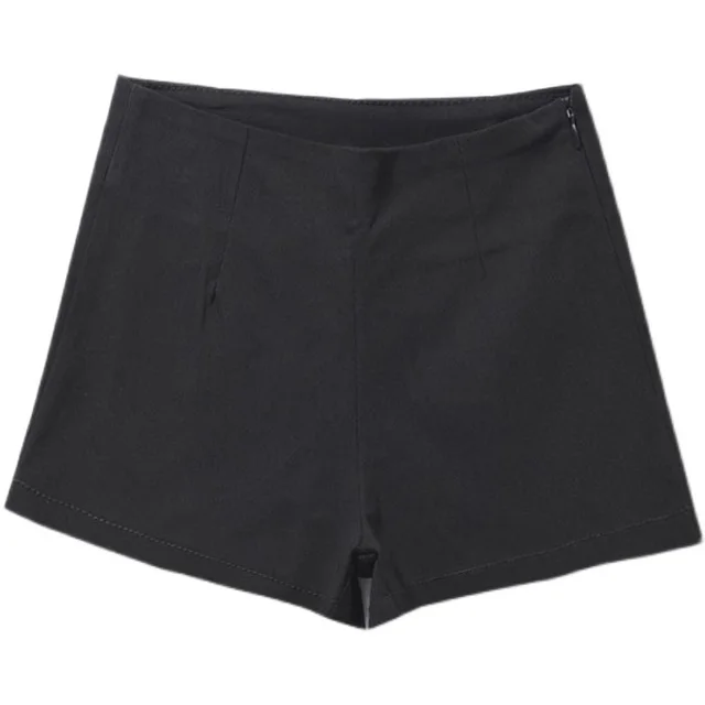Dance Korean Girl Group Safe Dance High Waist Black A line Leggings Shorts Black - Shop at LoveMi