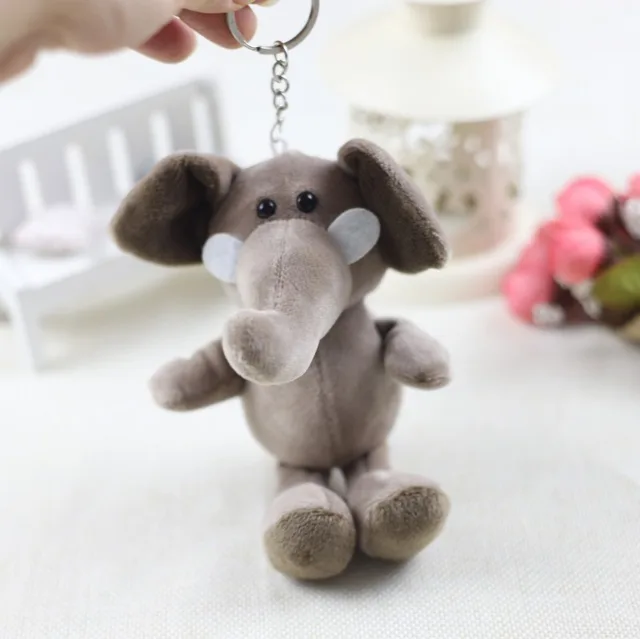 Cute Little Animal Plush Pendant Lion Giraffe And Hippo Elephant - Shop at LoveMi