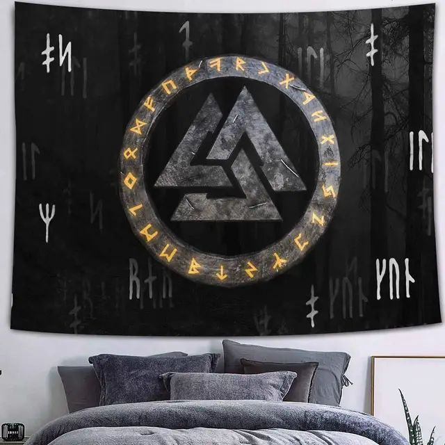 Hanging Cloth Decorative Tapestry Beach Towel Tree Sea Silhouette Printed Blanket U - Shop at LoveMi