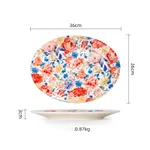 14Inch Oval Plate