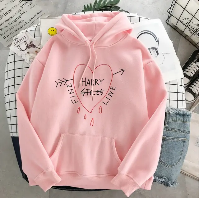Harajuku Aesthetic Pullover Hooded Sweatshirt Clothes Pink1 - Shop at LoveMi