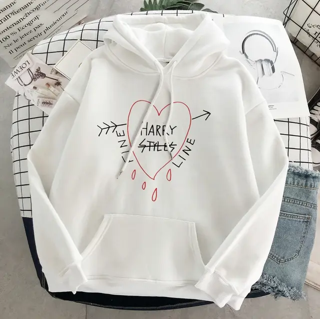 Harajuku Aesthetic Pullover Hooded Sweatshirt Clothes White7 - Shop at LoveMi
