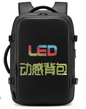 Multimedia LED Backpack Business Backpack Casual Oxford Fabric 1175Led Version 17Inches - Shop at LoveMi