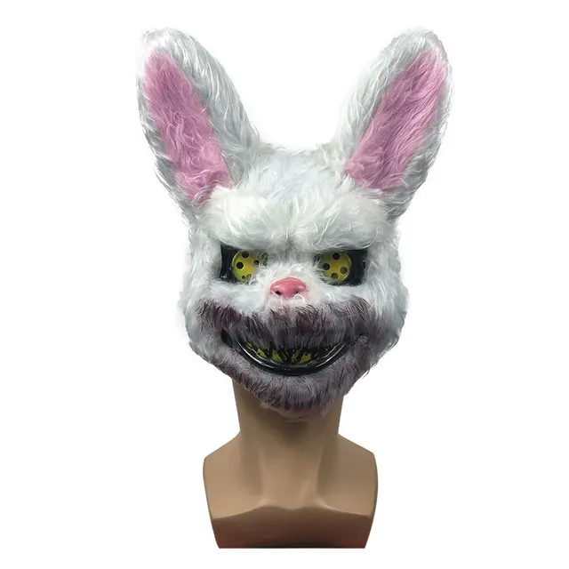 Halloween Mask Vibrato The Same Style Masquerade Bloody Bunny Mask Bloody Bunny - Shop at LoveMi