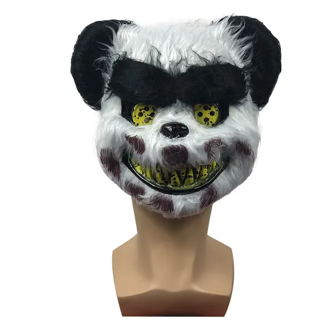 Halloween Mask Vibrato The Same Style Masquerade Bloody Bunny Mask Bloody Panda - Shop at LoveMi