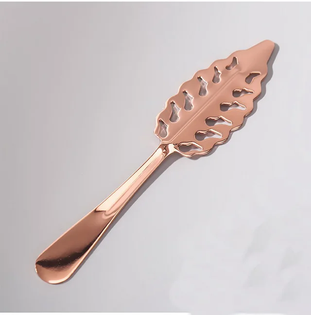 Stainless Steel 304 Absinthe Spoon Bitter Filter Rose Gold - Shop at LoveMi