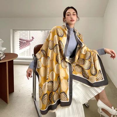Street Geometric Imitation Cashmere Shawl Scarf Women 10Style - Shop at LoveMi