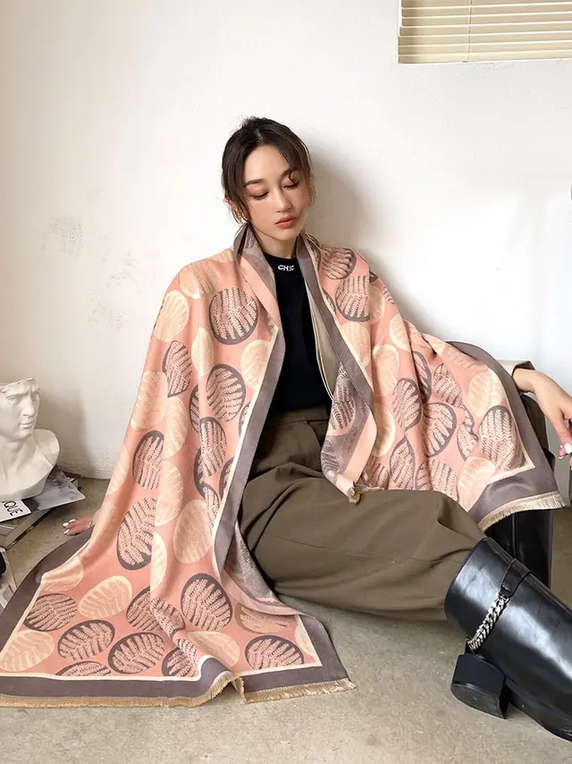 Street Geometric Imitation Cashmere Shawl Scarf Women 11Style - Shop at LoveMi