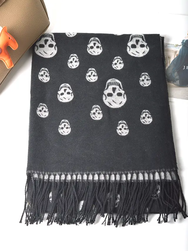 Street Geometric Imitation Cashmere Shawl Scarf Women 6Style - Shop at LoveMi