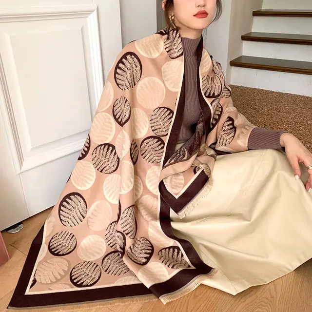 Street Geometric Imitation Cashmere Shawl Scarf Women 8Style - Shop at LoveMi