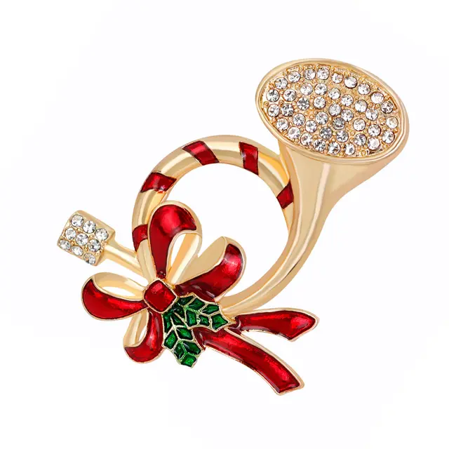 Christmas Series Brooch Classic Hot New Christmas Corsage Kc Gold - Shop at LoveMi