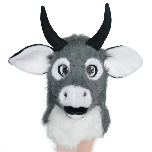 Cartoon Bull Head Set Role Playing Props Cattle - Shop at LoveMi